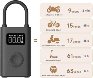 Xiaomi Compresor Eléctrico Portátil 2 pro