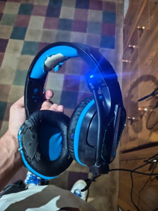 Cascos Gaming RGB Azules