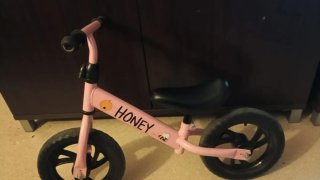 Bicicleta de equilibrio rosa Honey