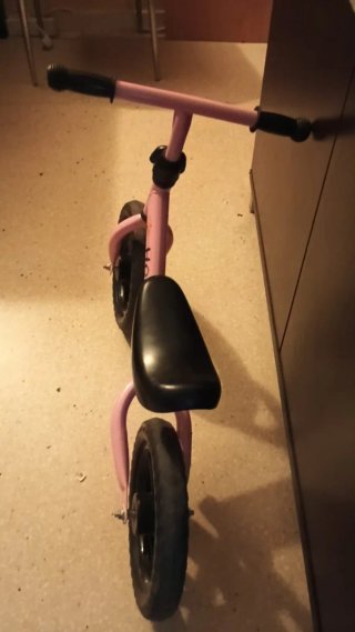 Bicicleta de equilibrio rosa Honey