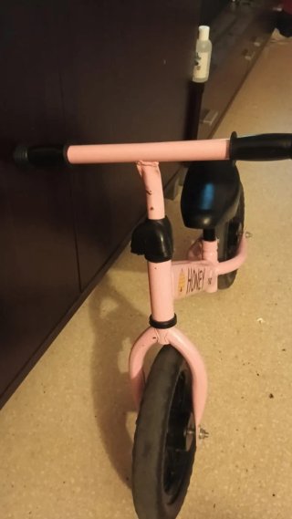 Bicicleta de equilibrio rosa Honey