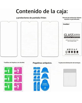 Protectores Pantalla IVOLER Glass