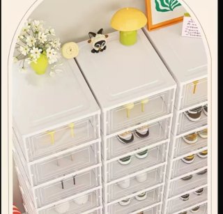 Cajas de Zapatos Plegables Transparentes⭐⭐⭐⭐⭐