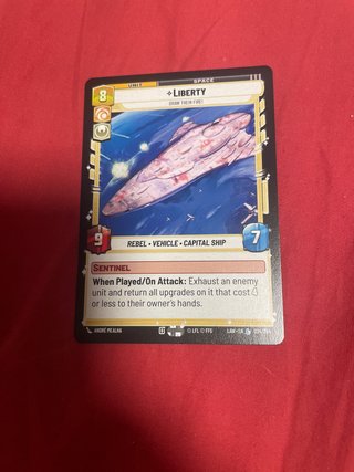 Star Wars Unlimited Liberty LAW EN