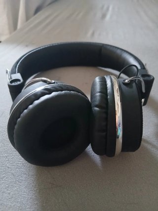 Auriculares Infantiles Negros y Plateados