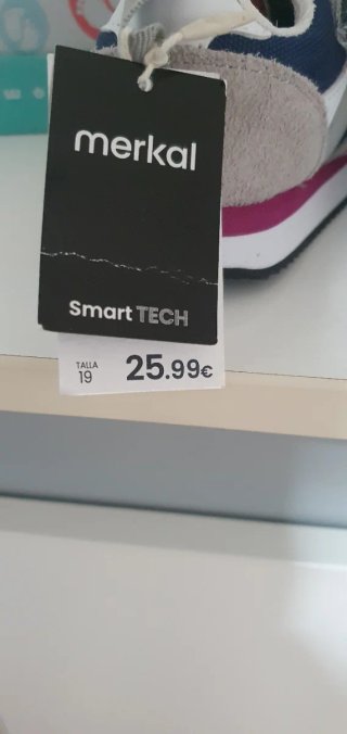 Zapatillas niño Merkal talla 19