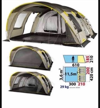 Tienda familiar Quechua T6.2 XL Air (6 personas)