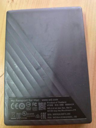 Disco Duro Externo WD 2TB USB My Passport for MAC