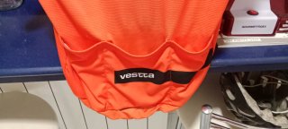 Maillot Ciclismo Naranja y Negro Talla M