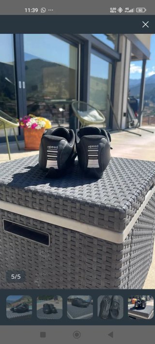 Zapatillas Ciclismo Montaña Negro Cierre Dial