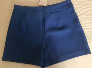 Falda pantalón azul mujer