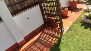 Marquesina de madera para jardín