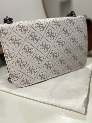 Bolso  Blanco y Marrón