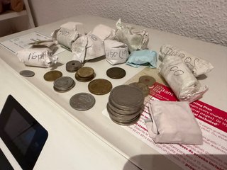 Paquete de monedas antiguas Pesetas