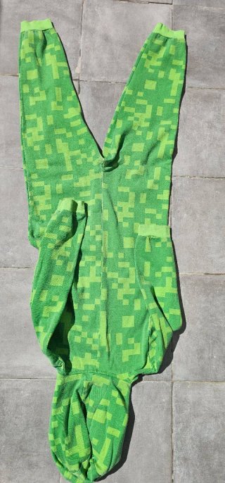 Mono pijama Creeper Minecraft