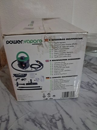 Vaporeta Power Vapore 1500W Limpiador Vapor