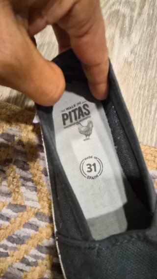 Zapatillas niño talla 31 (gris)