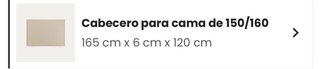 Cabecero tapizado KENAY Solum 150/160 beige