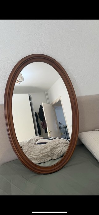 Espejo Ovalado Zara Home Madera