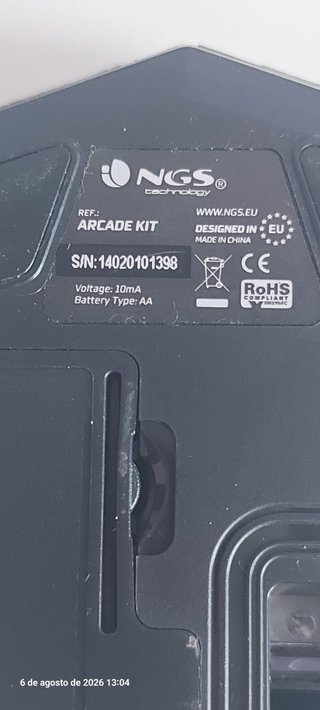 Kit Teclado y Ratón NGS Arcade Inalámbrico