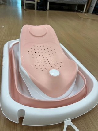 Bañera plegable para bebés - Termómetro y...