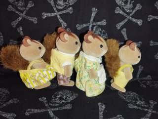 Familia Ardillas Sylvanian Families