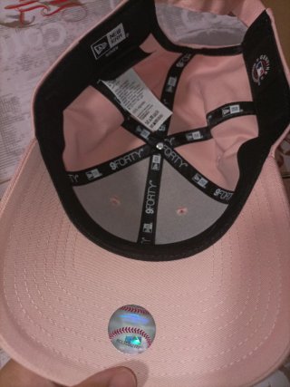 Gorra New Era Rosa NY 9FORTY Mujer
