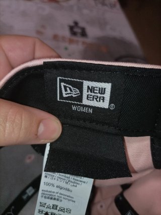 Gorra New Era Rosa NY 9FORTY Mujer