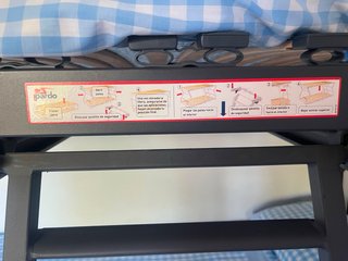 Litera plegable Pardo Vega Plus Cama 90x190