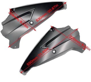 Alerones Carbono Moto Deportiva