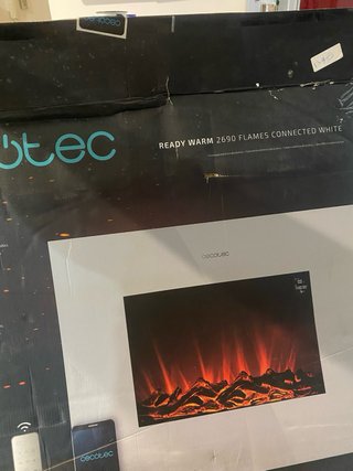 Chimenea Cecotec Blanca
