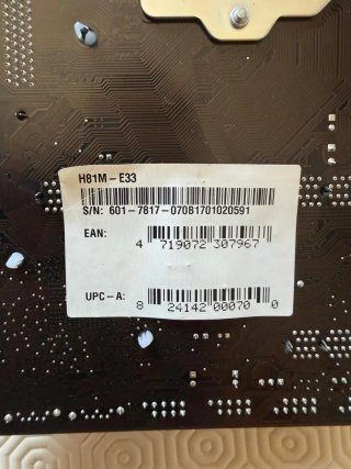 Placa Base MSI H81M-E33