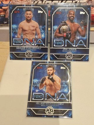 Lote Ufc tarjetas insertos DNA topps knockouts