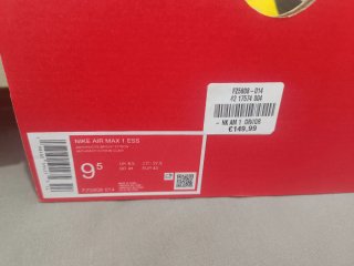 Nike Air Max 1 Talla  43. Amarillo