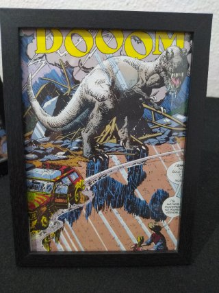 Set 3 Cuadros Vintage Jurassic Park 1993
