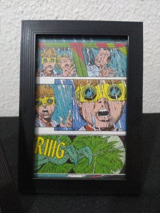 Set 3 Cuadros Vintage Jurassic Park 1993