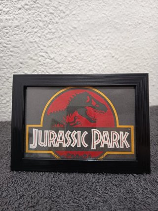 Jurassic Park 1993 cuadros Detalle pie y pared