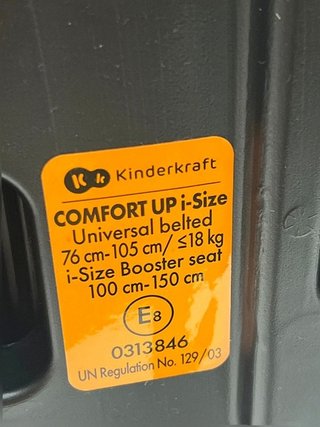 Kinderkraft Confort UP i-Size 75-150 cm, Silla...