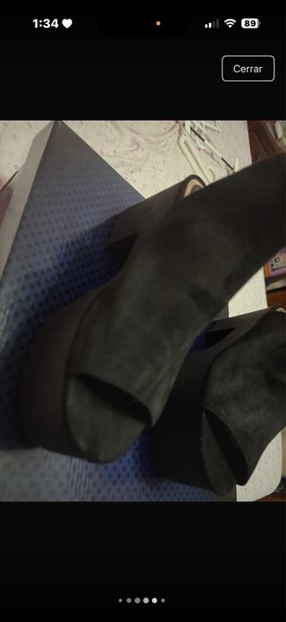 Tacones negros plataforma