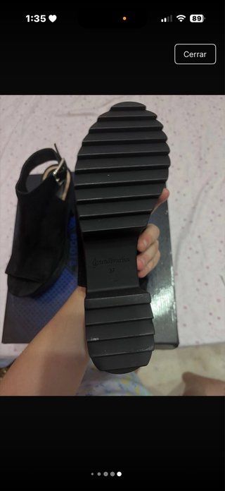 Tacones negros plataforma
