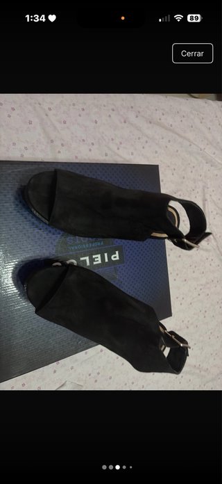 Tacones negros plataforma