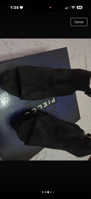 Tacones negros plataforma