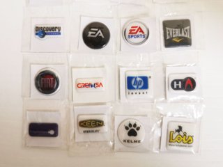 34 pegatinas Grefusa de Marc Attack de logotipos