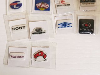 34 pegatinas Grefusa de Marc Attack de logotipos