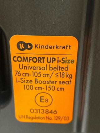 Kinderkraft Confort UP i-Size 75-150 cm, Silla...