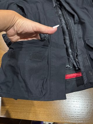 Abrigo Moto Negro