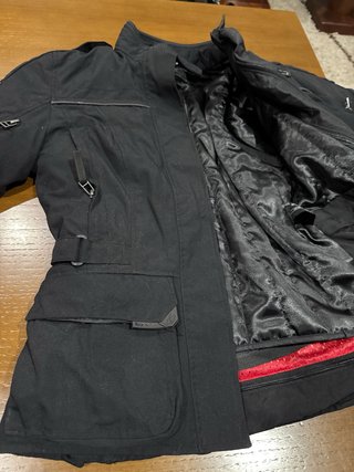 Abrigo Moto Negro