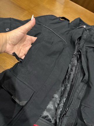 Abrigo Moto Negro