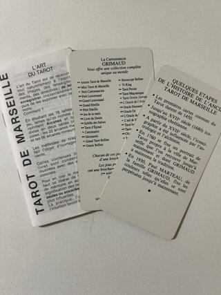 Tarot Marsella Grimaud Lujo