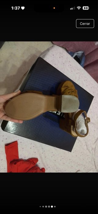 Tacones marrones